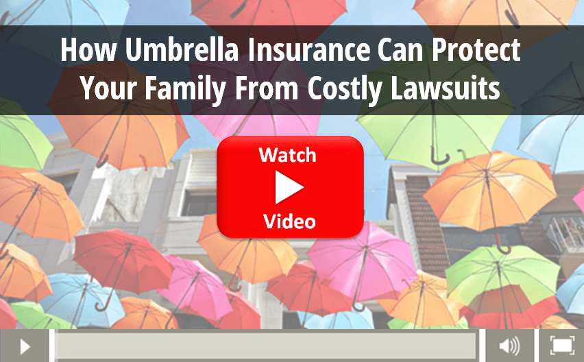 A video of an umbrella insurance company