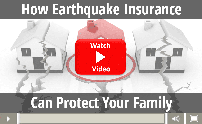 A video showing how earthquake insurance can protect your family.