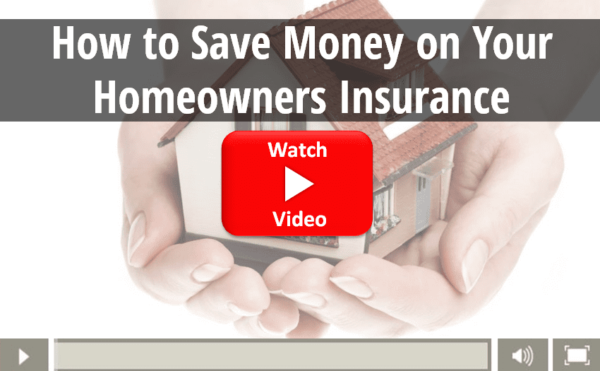 A video showing how to save money on your homeowners insurance.